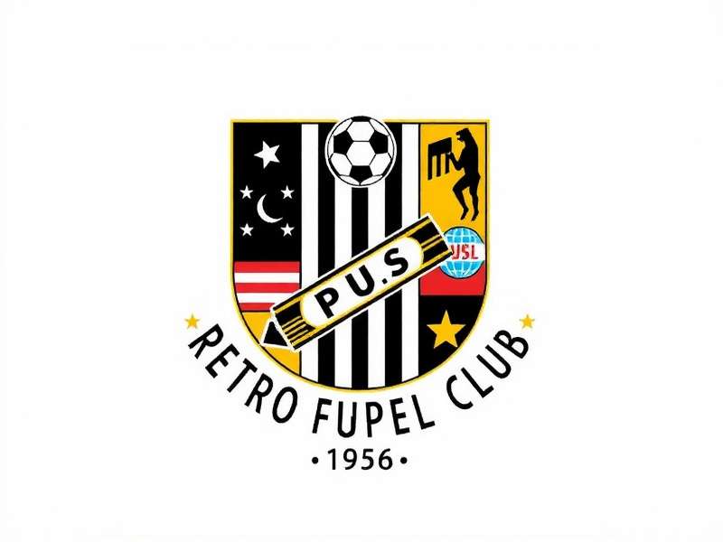 Retro United Football Club Team Huddle